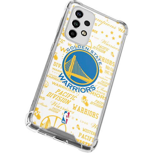NBA Golden State Warriors Historic Blast Galaxy A53 5G Clear Case