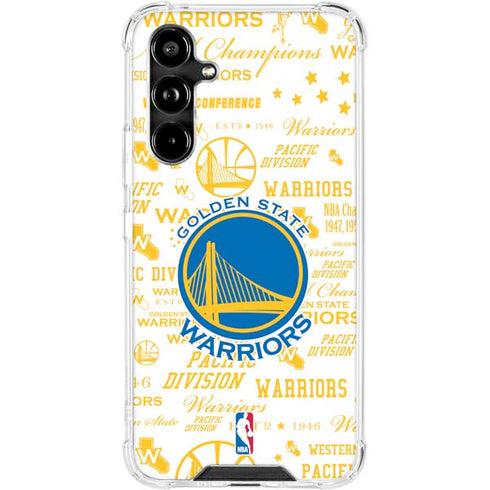 NBA Golden State Warriors Historic Blast Galaxy A54 5G Clear Case