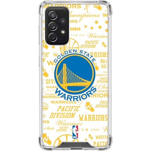 NBA Golden State Warriors Historic Blast Galaxy A72 5G Clear Case