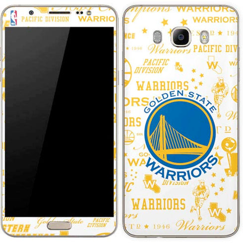 NBA Golden State Warriors Historic Blast Galaxy J7 Skin