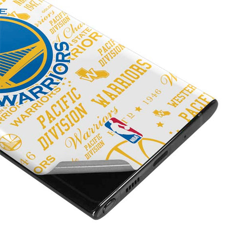 NBA Golden State Warriors Historic Blast Galaxy Note 10 Plus Skin