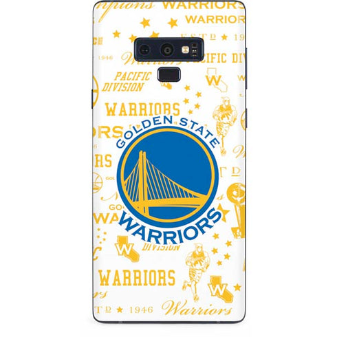 NBA Golden State Warriors Historic Blast Galaxy Note 9 Skin
