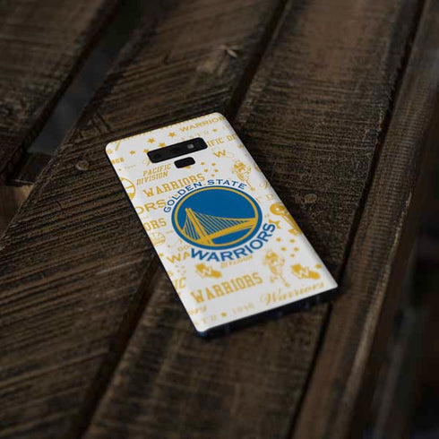 NBA Golden State Warriors Historic Blast Galaxy Note 9 Skin