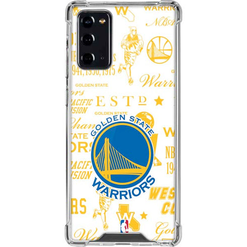 NBA Golden State Warriors Historic Blast Galaxy Note20 5G Clear Case