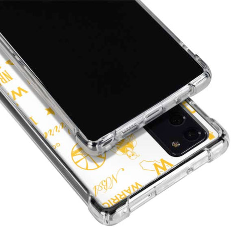 NBA Golden State Warriors Historic Blast Galaxy Note20 5G Clear Case