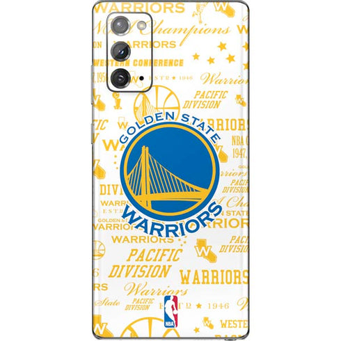 NBA Golden State Warriors Historic Blast Galaxy Note20 5G Skin