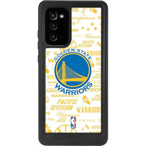 NBA Golden State Warriors Historic Blast Galaxy Note20 5G Waterproof Case