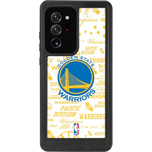 NBA Golden State Warriors Historic Blast Galaxy Note20 Ultra 5G Waterproof Case