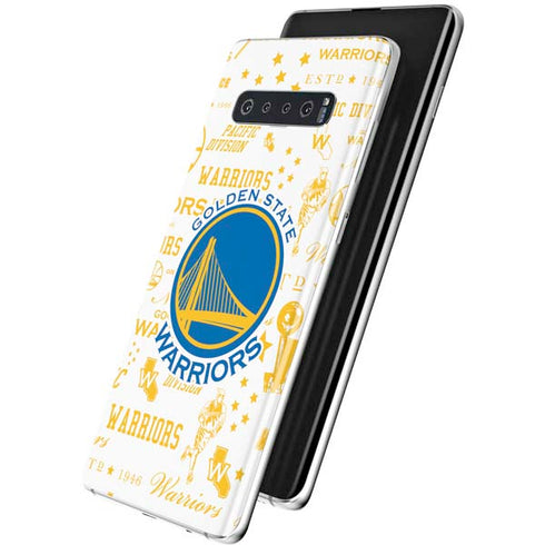 NBA Golden State Warriors Historic Blast Galaxy S10 Plus Skin