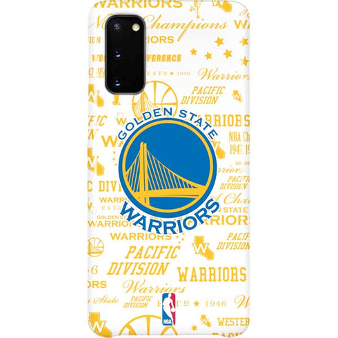 NBA Golden State Warriors Historic Blast Galaxy S20 Lite Case