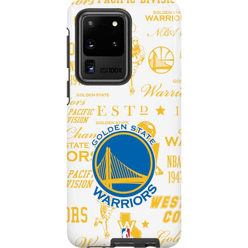 NBA Golden State Warriors Historic Blast Galaxy S20 Ultra 5G Pro Case