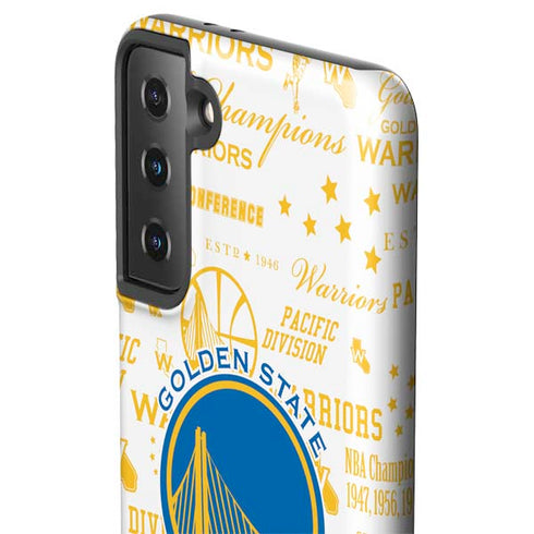 NBA Golden State Warriors Historic Blast Galaxy S21 FE Pro Case