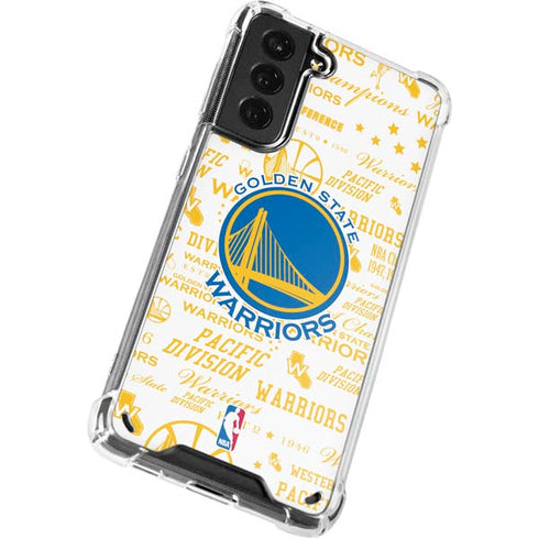 NBA Golden State Warriors Historic Blast Galaxy S21 Plus 5G Clear Case
