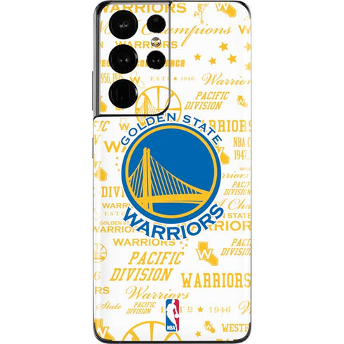 NBA Golden State Warriors Historic Blast Galaxy S21 Ultra 5G Skin