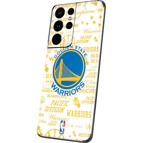 NBA Golden State Warriors Historic Blast Galaxy S21 Ultra 5G Skin