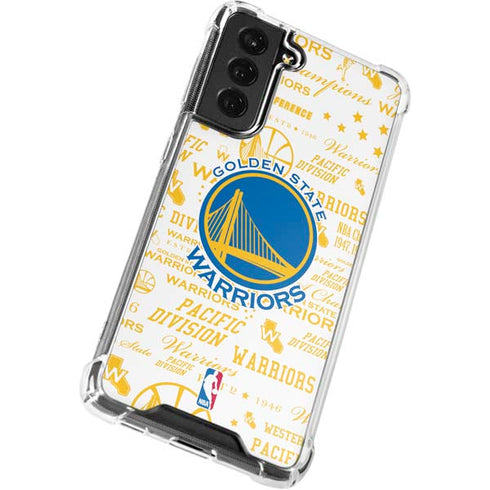 NBA Golden State Warriors Historic Blast Galaxy S22 Plus Clear Case