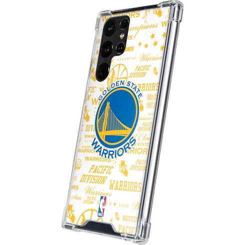 NBA Golden State Warriors Historic Blast Galaxy S22 Ultra Clear Case