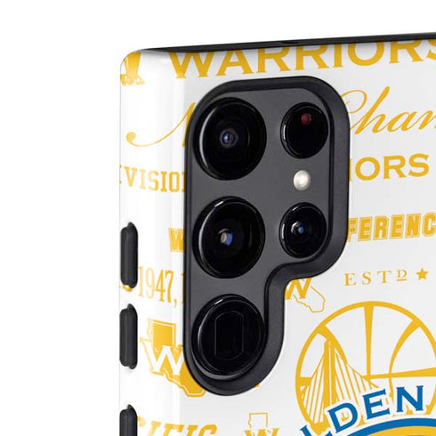 NBA Golden State Warriors Historic Blast Galaxy S22 Ultra Pro Case