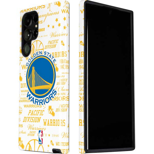 NBA Golden State Warriors Historic Blast Galaxy S22 Ultra Pro Case