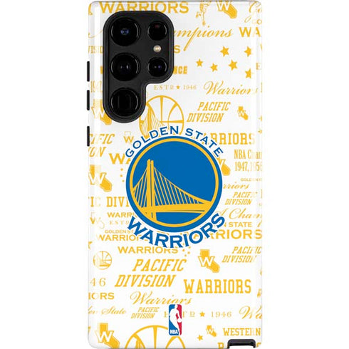 NBA Golden State Warriors Historic Blast Galaxy S22 Ultra Pro Case