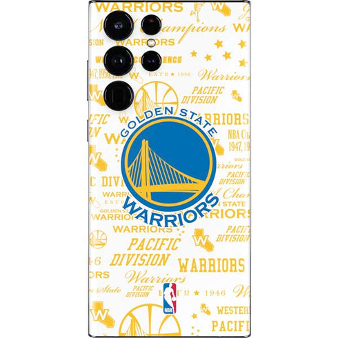 NBA Golden State Warriors Historic Blast Galaxy S22 Ultra Skin
