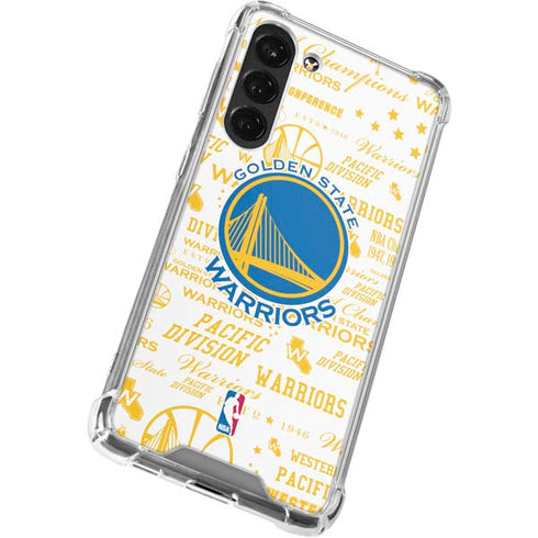 NBA Golden State Warriors Historic Blast Galaxy S23 Plus Clear Case