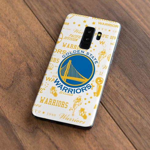 NBA Golden State Warriors Historic Blast Galaxy S9 Plus Skin