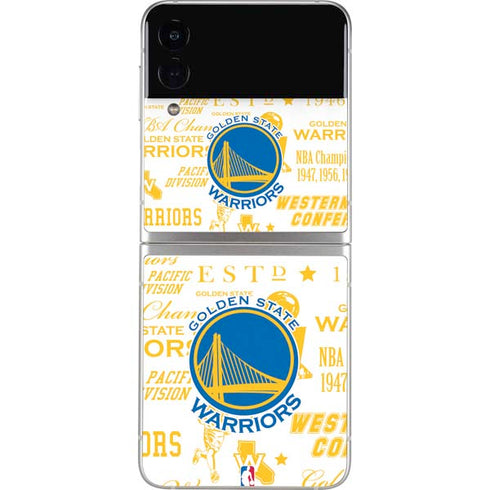 NBA Golden State Warriors Historic Blast Galaxy Z Flip3 5G Skin