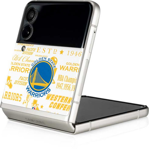 NBA Golden State Warriors Historic Blast Galaxy Z Flip3 5G Skin