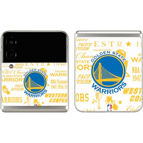 NBA Golden State Warriors Historic Blast Galaxy Z Flip3 5G Skin