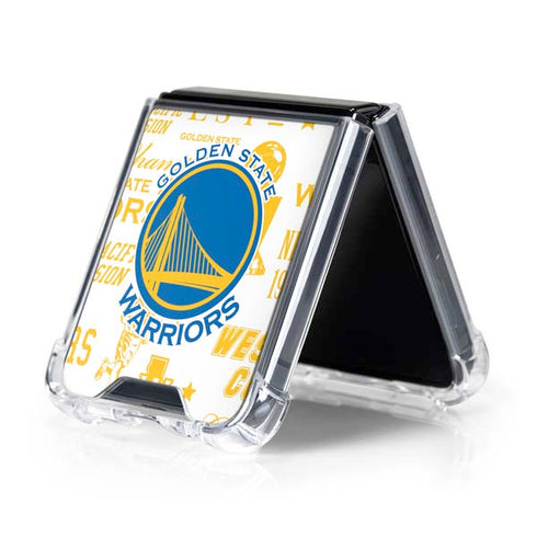 NBA Golden State Warriors Historic Blast Galaxy Z Flip5 5G Clear Case