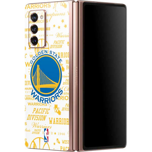 NBA Golden State Warriors Historic Blast Galaxy Z Fold2 5G Skin