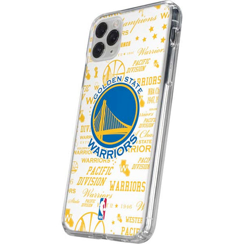 NBA Golden State Warriors Historic Blast iPhone 11 Pro Clear Case