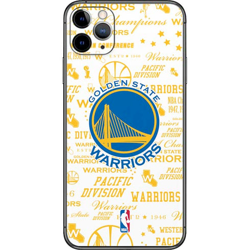 NBA Golden State Warriors Historic Blast iPhone 11 Pro Max Skin