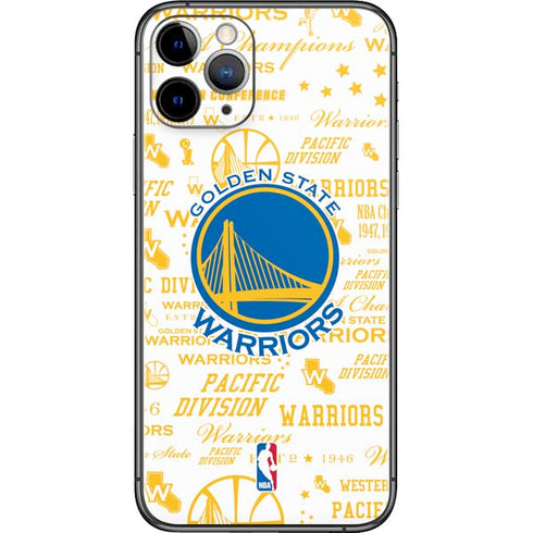 NBA Golden State Warriors Historic Blast iPhone 11 Pro Skin