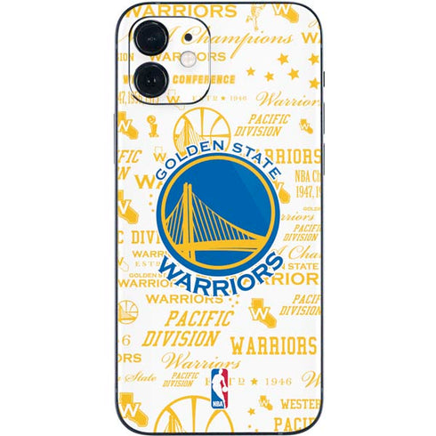 NBA Golden State Warriors Historic Blast iPhone 12 Mini Skin