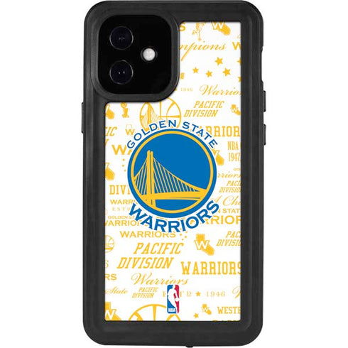NBA Golden State Warriors Historic Blast iPhone 12 Mini Waterproof Case
