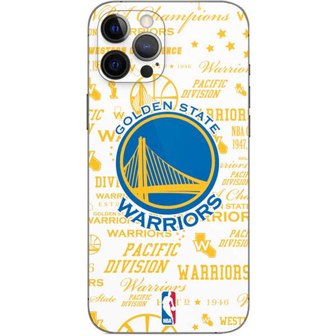 NBA Golden State Warriors Historic Blast iPhone 12 Pro Max Skin