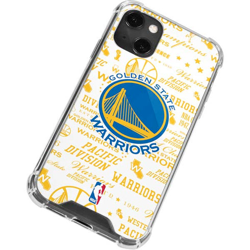 NBA Golden State Warriors Historic Blast iPhone 15 Plus Clear Case
