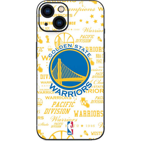 NBA Golden State Warriors Historic Blast iPhone 15 Plus Skin