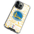 NBA Golden State Warriors Historic Blast iPhone 14 Pro Clear Case
