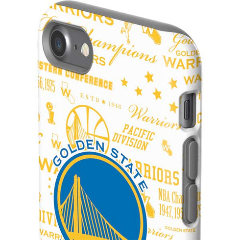 NBA Golden State Warriors Historic Blast iPhone SE (2nd & 3rd Gen) Pro Case