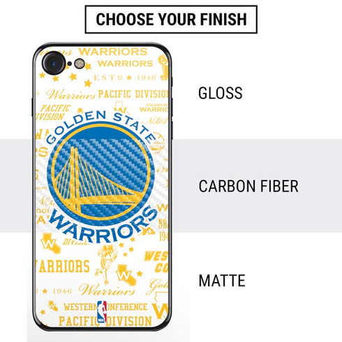 NBA Golden State Warriors Historic Blast iPhone SE (2nd & 3rd Gen) Skin