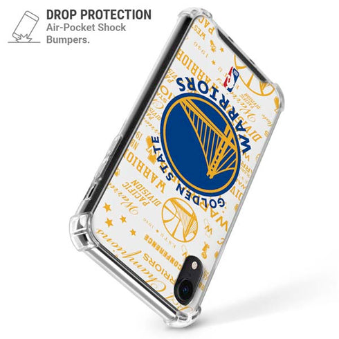 NBA Golden State Warriors Historic Blast iPhone XR Clear Case