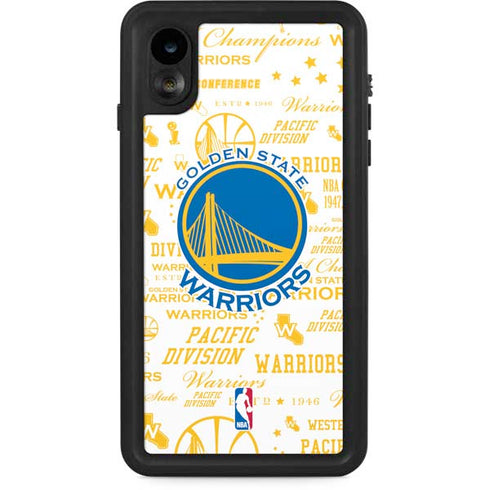 NBA Golden State Warriors Historic Blast iPhone XR Waterproof Case