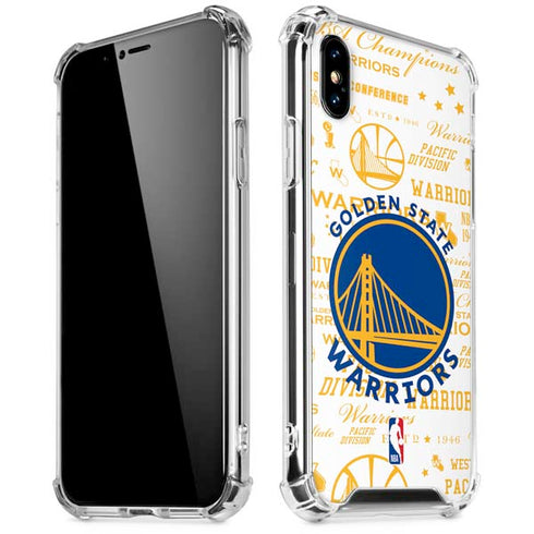 NBA Golden State Warriors Historic Blast iPhone XS Max Clear Case