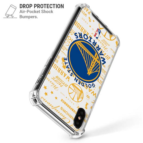 NBA Golden State Warriors Historic Blast iPhone XS Max Clear Case