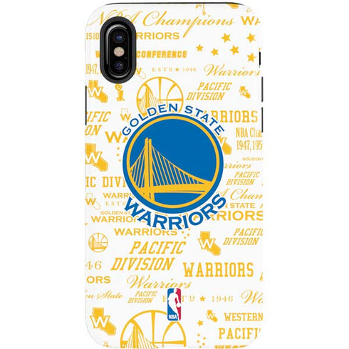 NBA Golden State Warriors Historic Blast iPhone XS Pro Case
