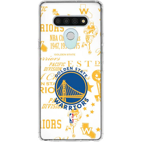 NBA Golden State Warriors Historic Blast LG Stylo 6 Clear Case
