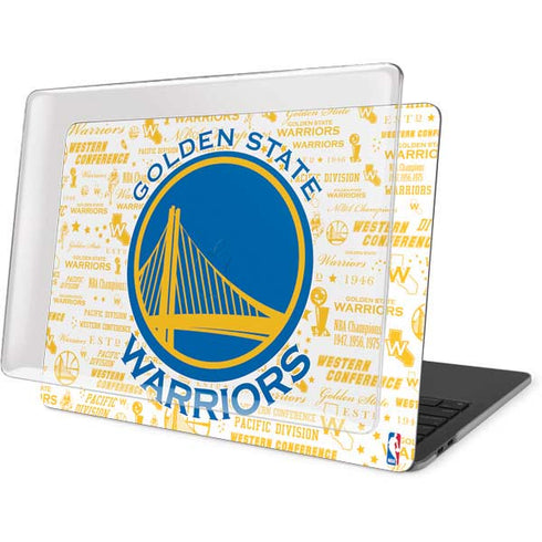NBA Golden State Warriors Historic Blast MacBook Pro 15in (2016-19) Case plus Skin